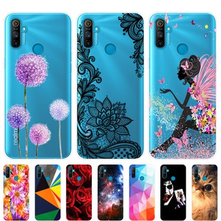Ốp điện thoại TPU silicon in họa tiết nhiều màu sắc độc đáo cho OPPO Realme C3