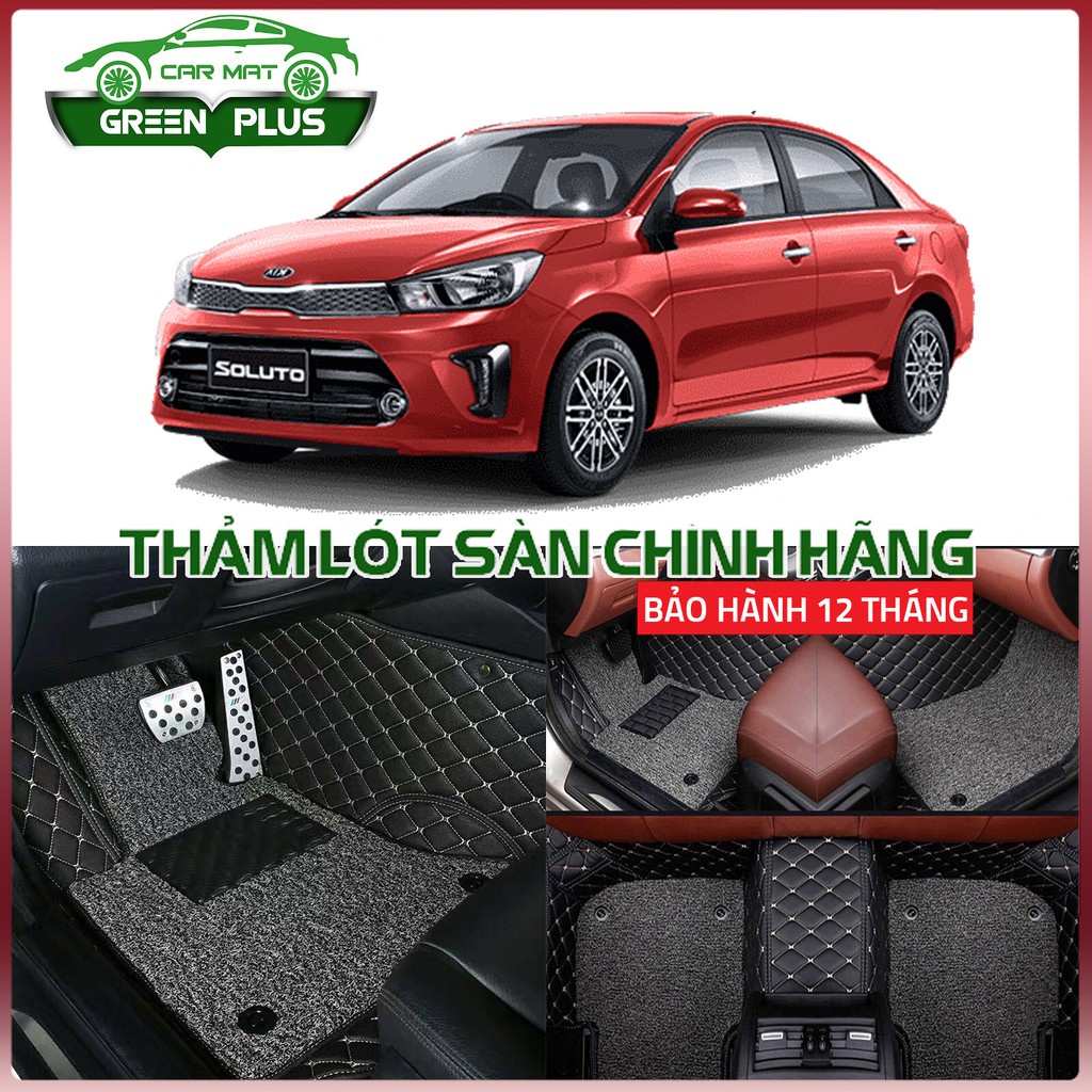 Thảm lót sàn ô tô 6D Kia Soluto chống nước, không mùi, phủ kín 90% sàn xe