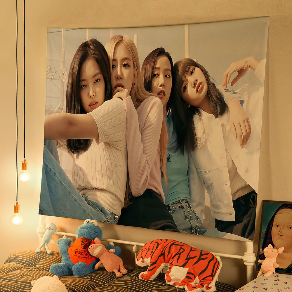 Thảm treo tường trang trí phòng hình nhóm nhạc Blackpink