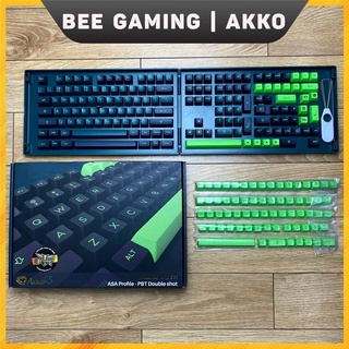 Bộ keycap AKKO Wave Sonic (Chất liệu PBT Double Shot, ASA Profile, 229 nút)