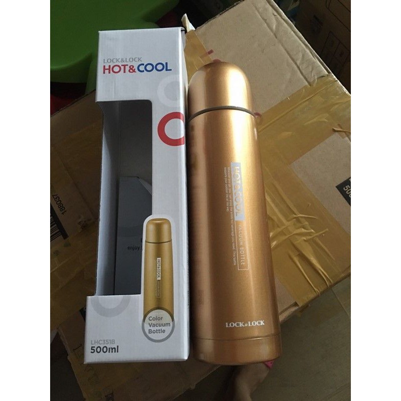 Bình giữ nhiệt Locknlock Hot&amp;Cool LHC351B 500ml