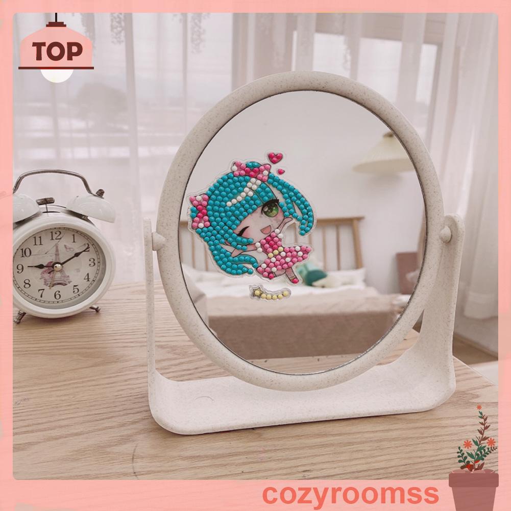 Sticker Dán Tường Họa Tiết Hoạt Hình Đính Đá DIY Dễ Thương Bắt Mắt