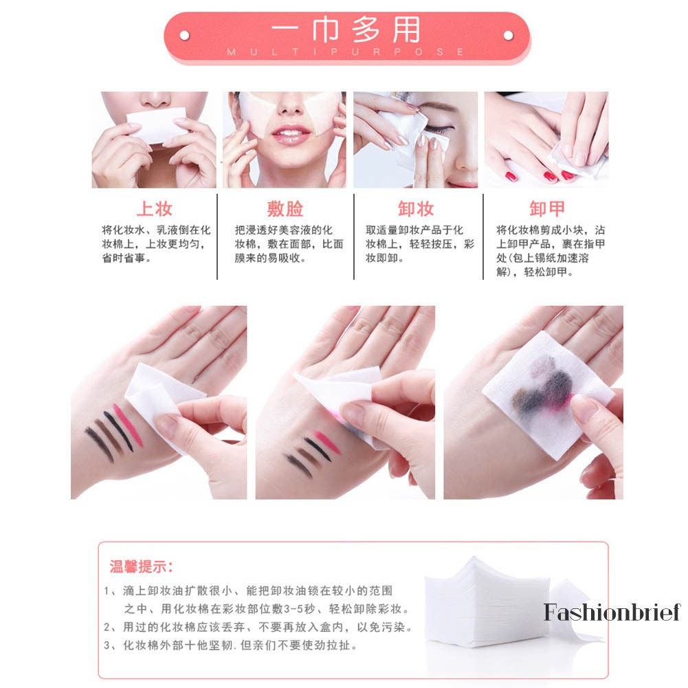 [Hàng mới về] Set 1000 bông cotton tẩy trang chăm sóc da làm sạch sơn móng tay