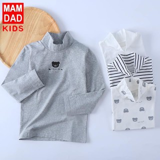 Combo 3 set áo cổ lọ cho bé trai, bé gái
