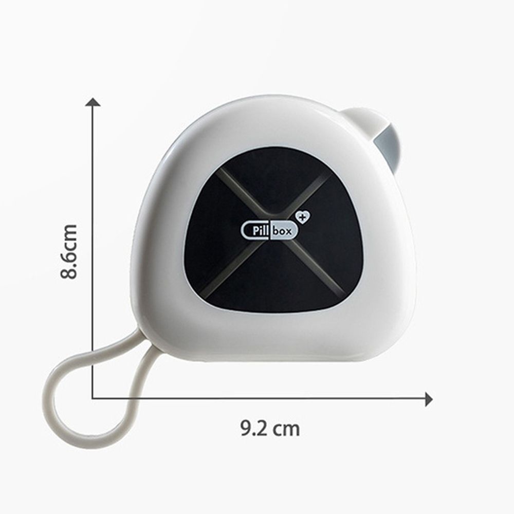 Hộp đựng thuốc viên trang sức mini chống thấm nước thép không gỉ nhỏ gọn tiện lợi
