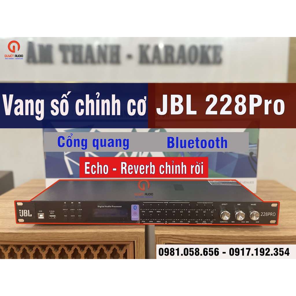 Vang số chỉnh cơ JBL 228Pro (chỉnh tay cực đơn giản) ( JBL 228 pro ) mẫu 2021