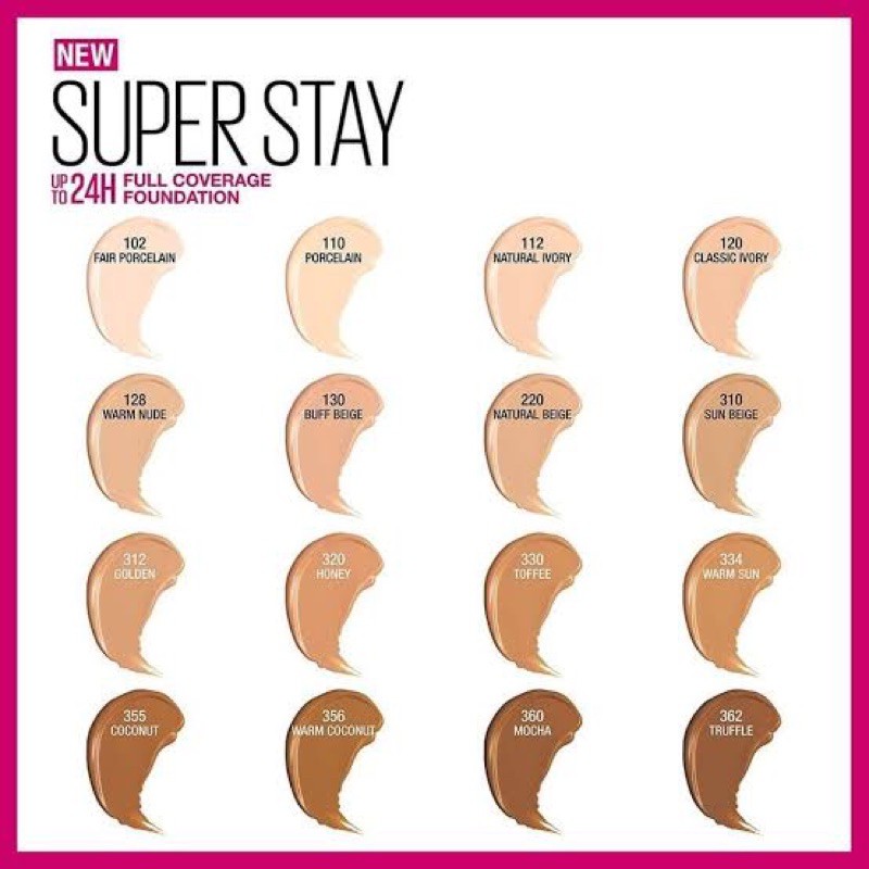 (hàng Mới Về) Kem Nền Maybelline Superstay Cao Cấp Chuyên Dụng | BigBuy360 - bigbuy360.vn