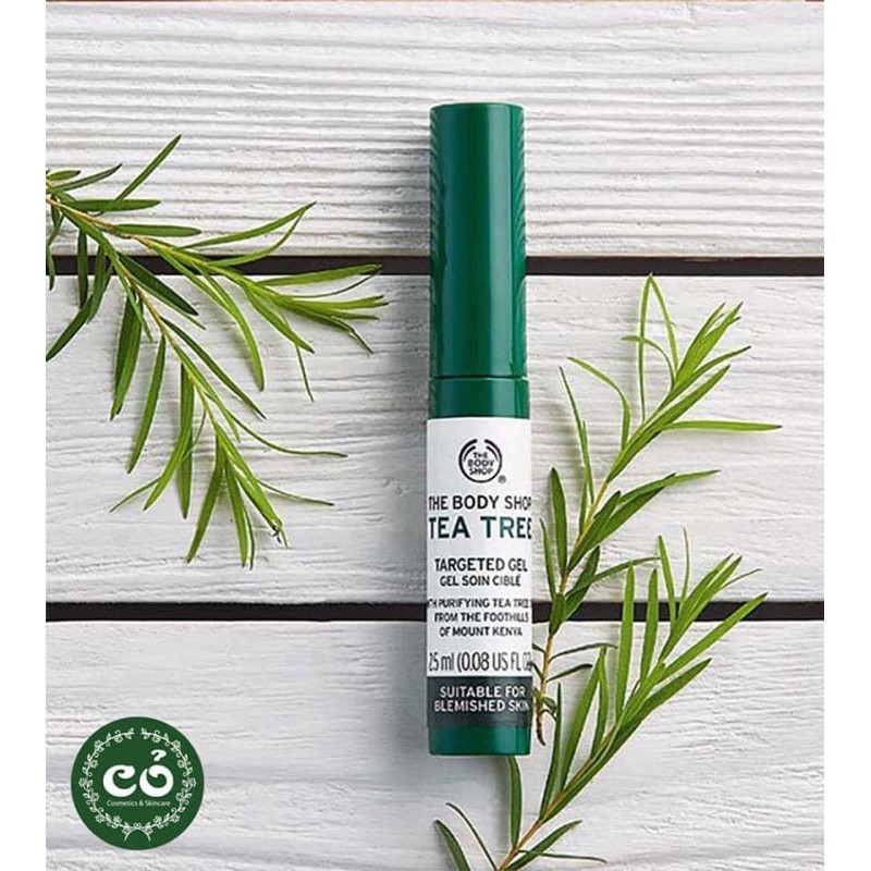 Gel trị thâm mụn The Body Shop Tea Tree Targeted Gel