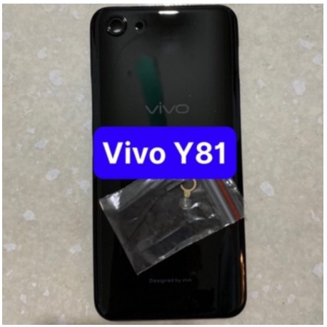 Lưng vỏ vivo Y81 gồm lưng viền,phím bấn , kính cam