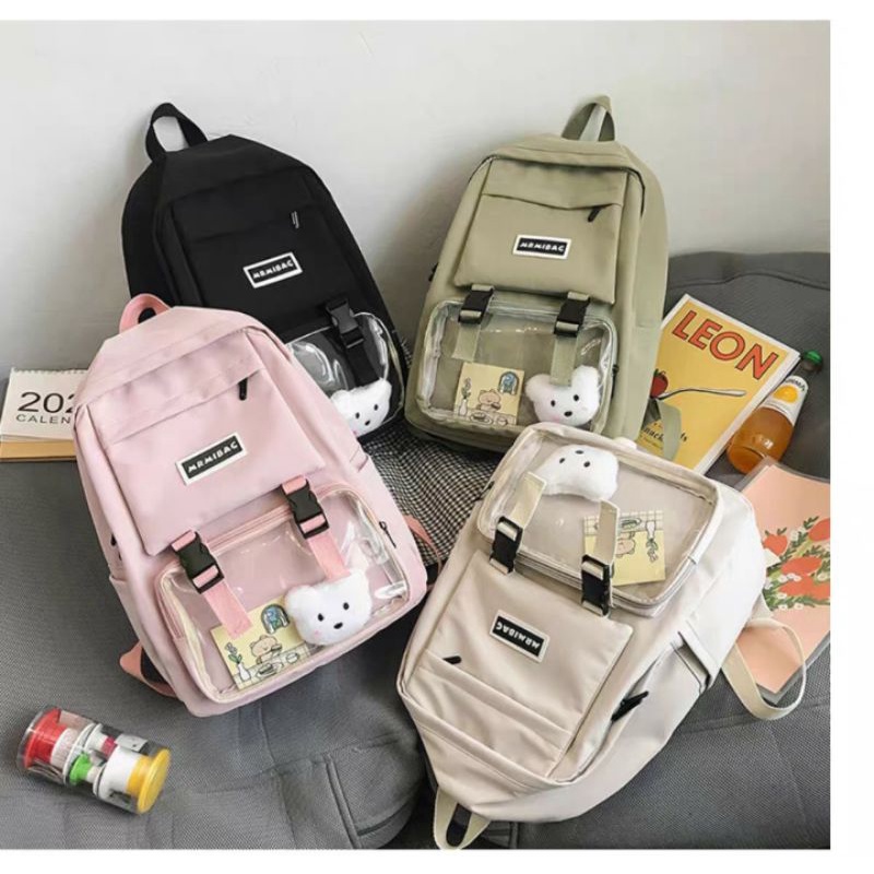 Balo ulzzang đi học chống thấm nước - MRMIBAG