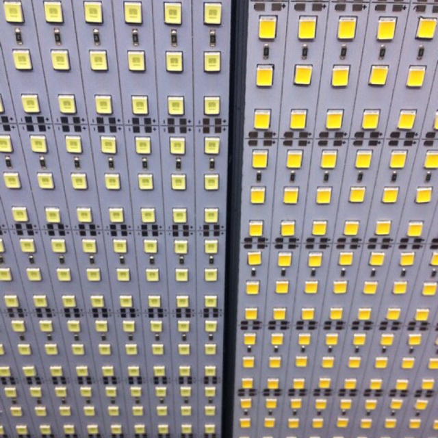 Combo 5 Cây Led Thanh Nhôm 12V dài 1 mét 5050 Màu Trắng - Vàng, Hàng Chất Lượng