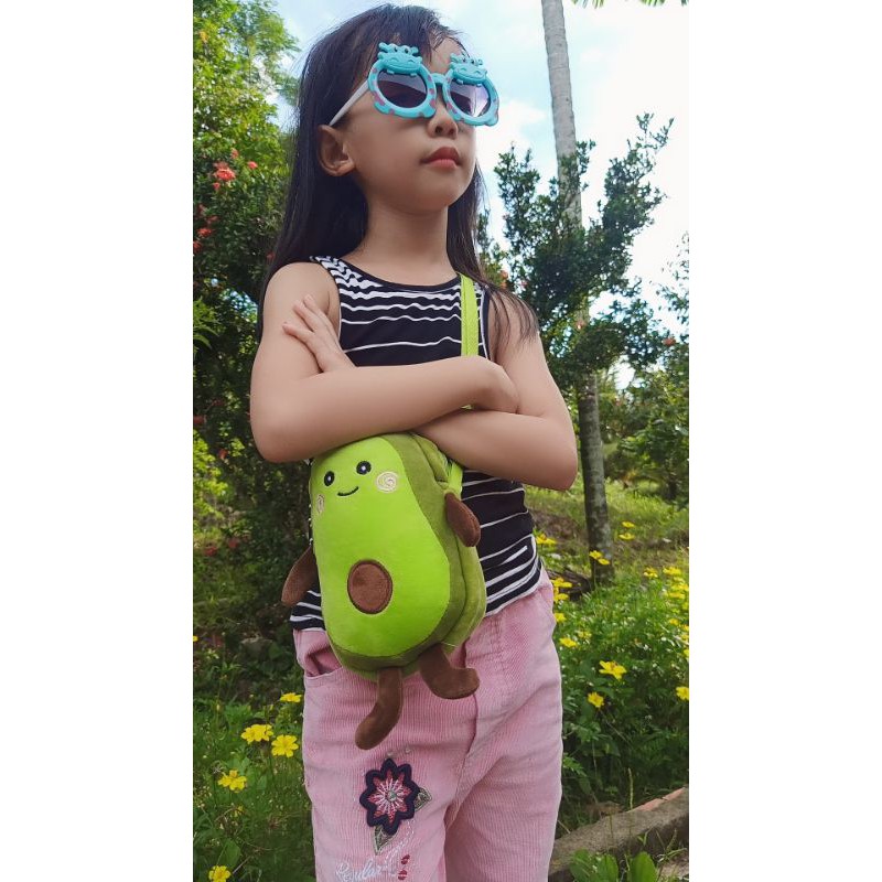 Túi bơ bông nhung