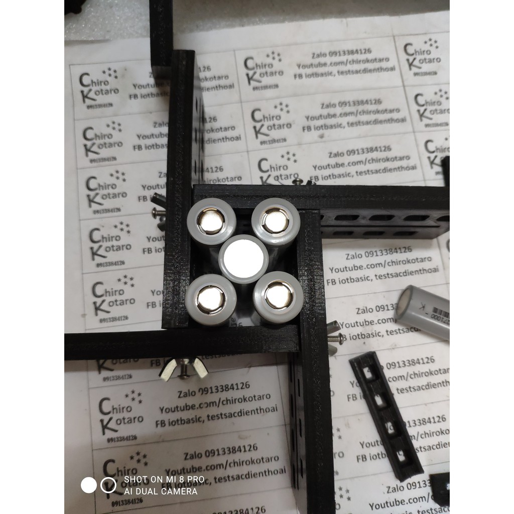 Giá đỡ hàn pin 18650 26650 32650 20650 21750 cho các mấy hàn pin thủ công