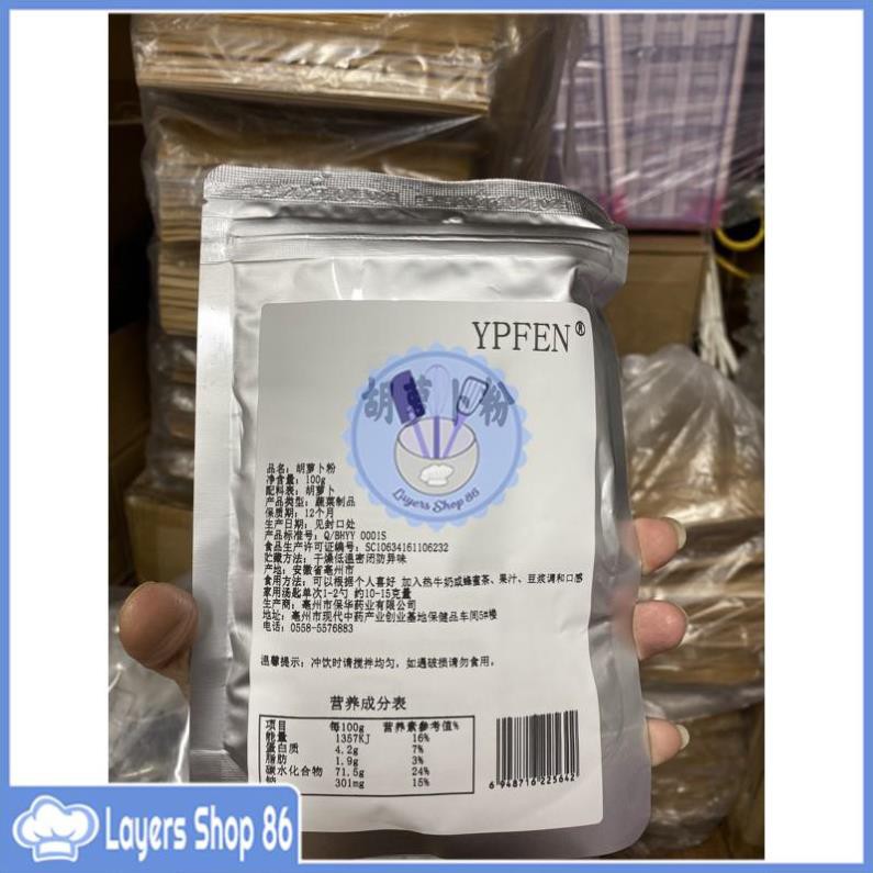 Bột cà rốt YPEEN 100g