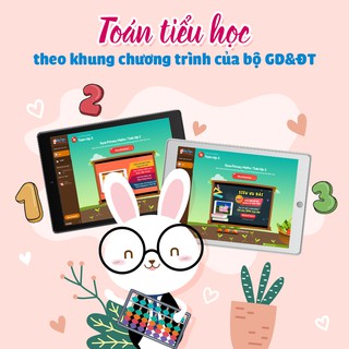 Thẻ học Toán tiểu học theo chương trình của Bộ GD&ĐT cho trẻ tự học tại nhà Kynaforkids.vn