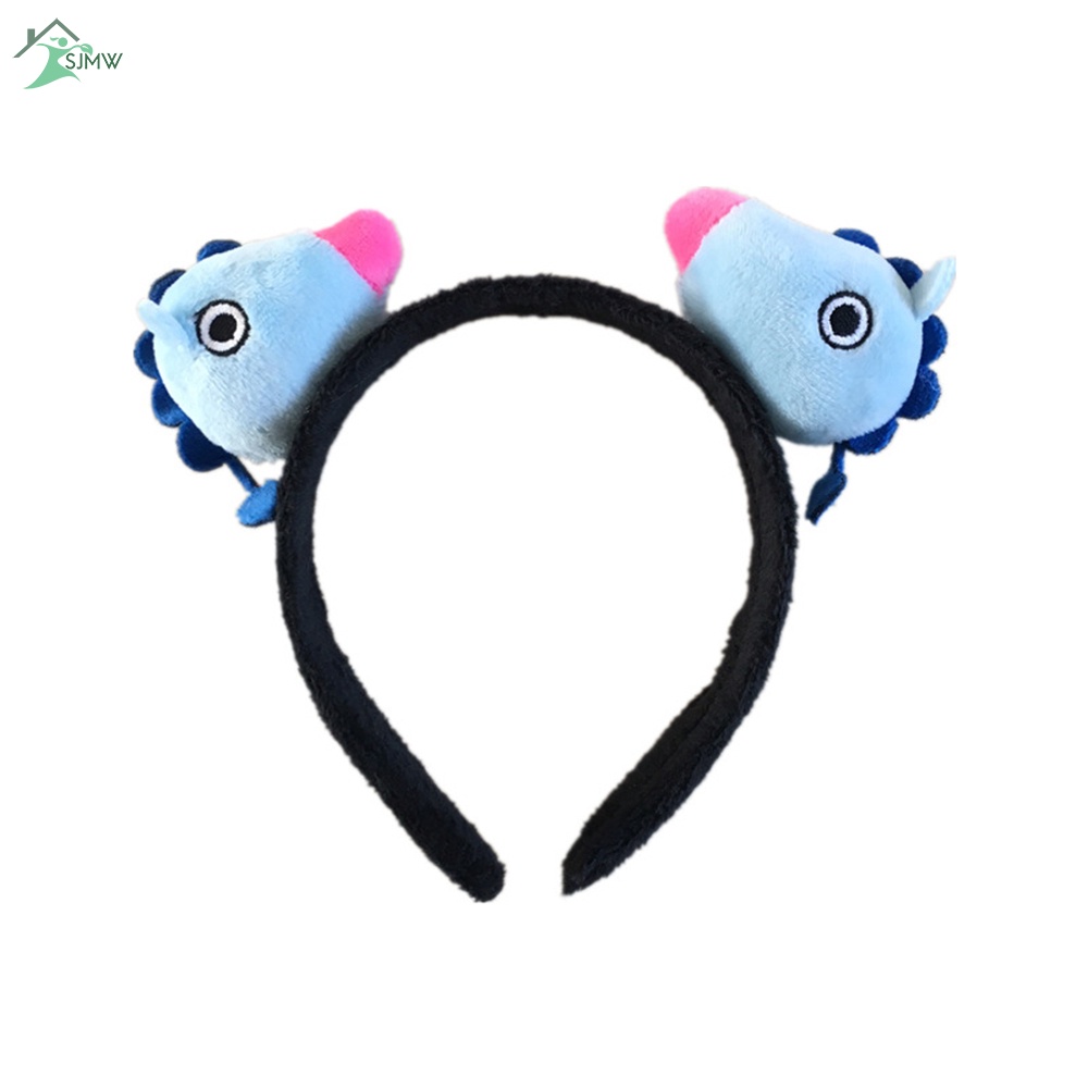 Băng Đô Cài Tóc Hình Hoạt Hình BTS 3D Dễ Thương Cho Bé