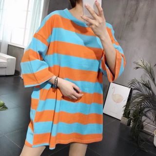 Áo thun thái 2 sọc màu sắc trẻ trung