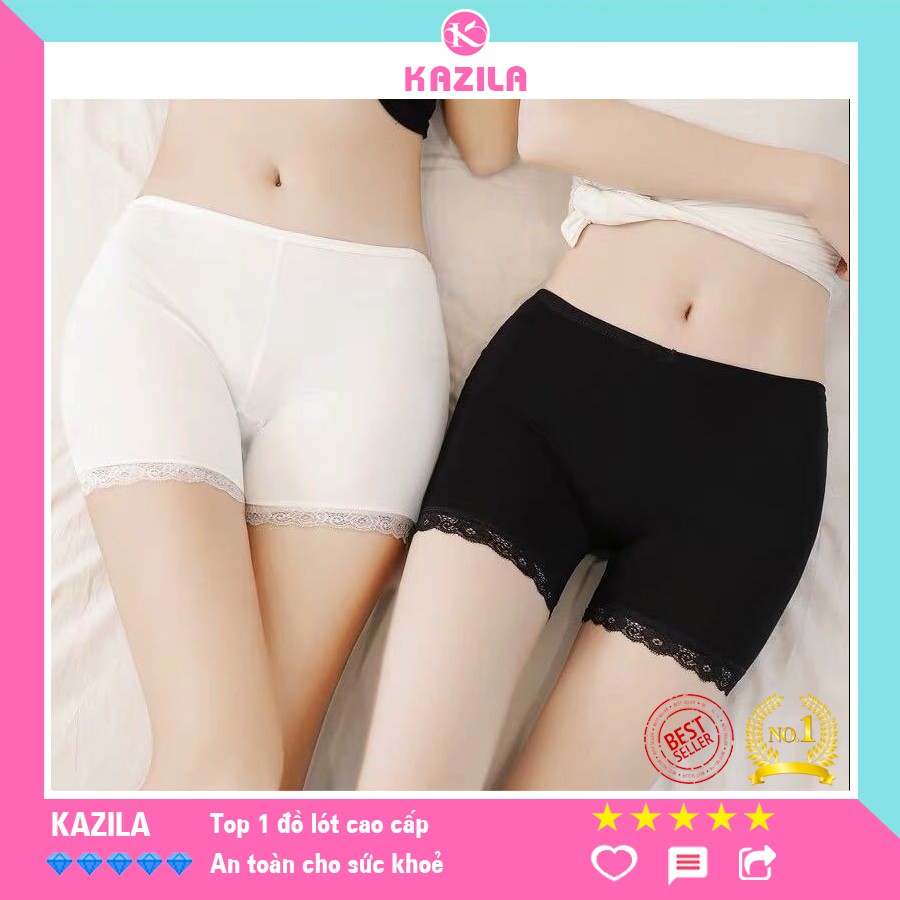 Quần mặc trong váy bigsize, quần mặc váy chất cotton và su đúc mỏng nhẹ thoải mái Kazila QLV5