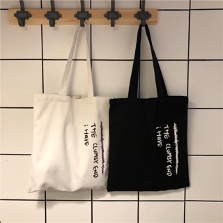 🍉 Túi tote ulzzang clumsy (có sẵn, hình thật)