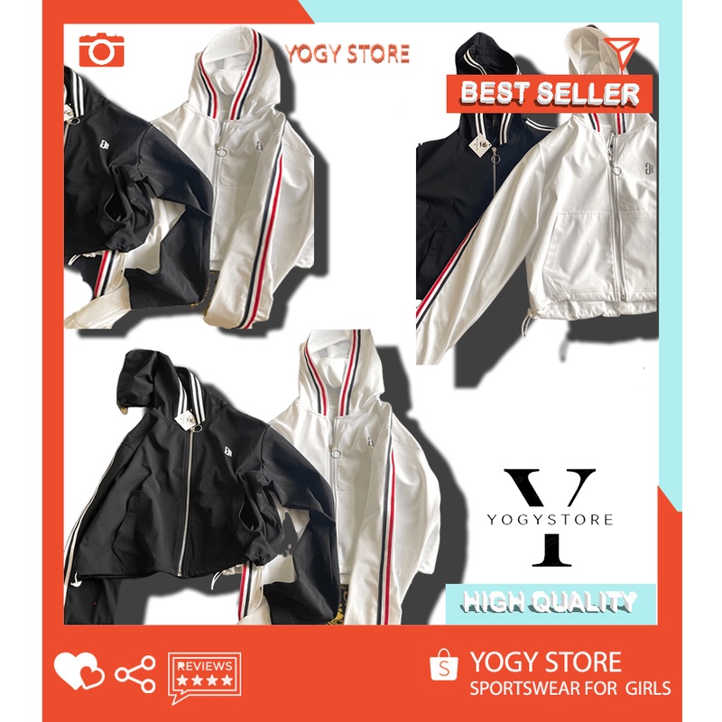ÁO KHOÁC LƯỚI DÁNG CROPTOP CÓ MŨ SIÊU XINh
