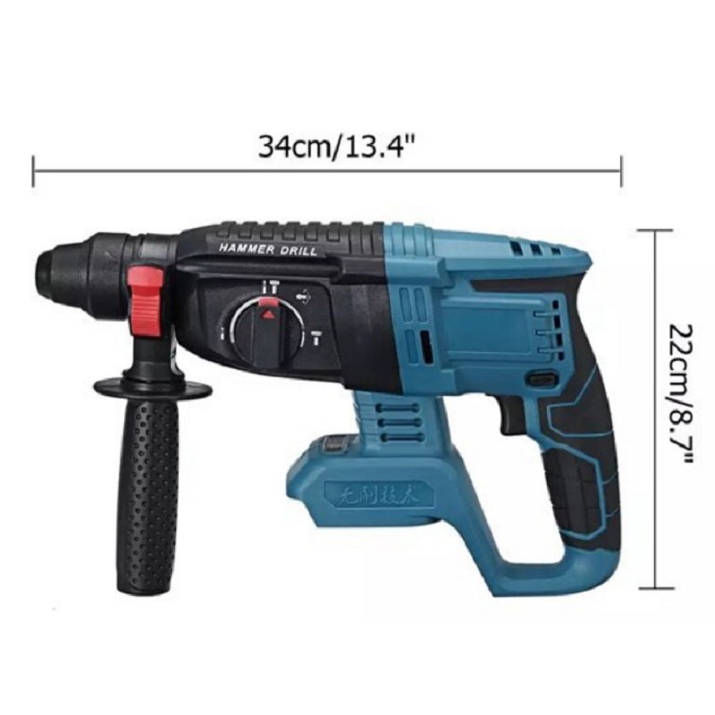 Thân máy khoan đục bê tông dùng pin 3 chức năng 188V BOSH