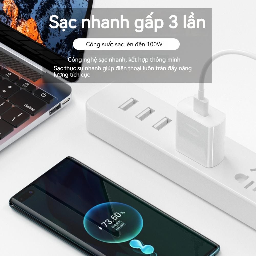 Dây Cáp Sạc 100w Cho Huawei 66w mate40Pro Plug p50p40p30