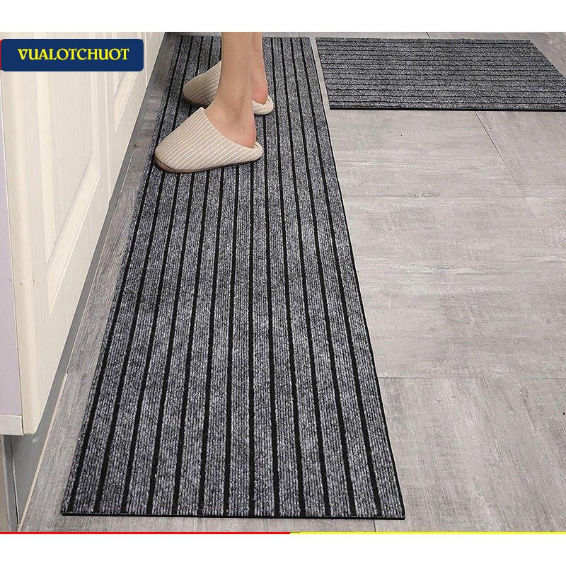 Thảm bếp vải polyester đế cao su thấm nước chống trơn trượt đa kích thước | BigBuy360 - bigbuy360.vn