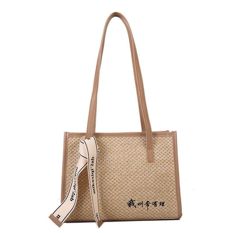 Túi Cói Đi Biển Thiết Kế Đơn Giản Thời Trang