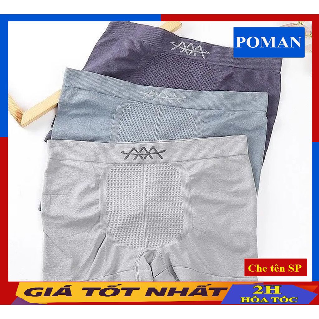 Quần sịp đùi nam chữ A, quần sịp đùi nam cao cấp quần lót nam đùi co giãn 4 chiều - SA01- POMAN