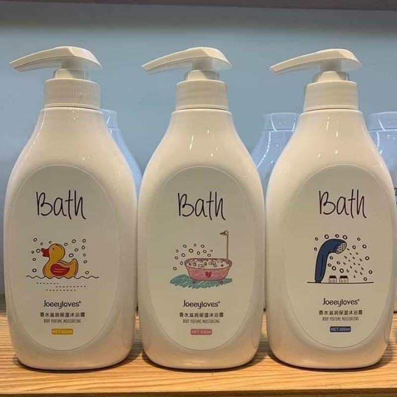 Sữa Tắm cho bé  500ml sữa tắm bath Nội Địa Trung thơm MẪU MỚI