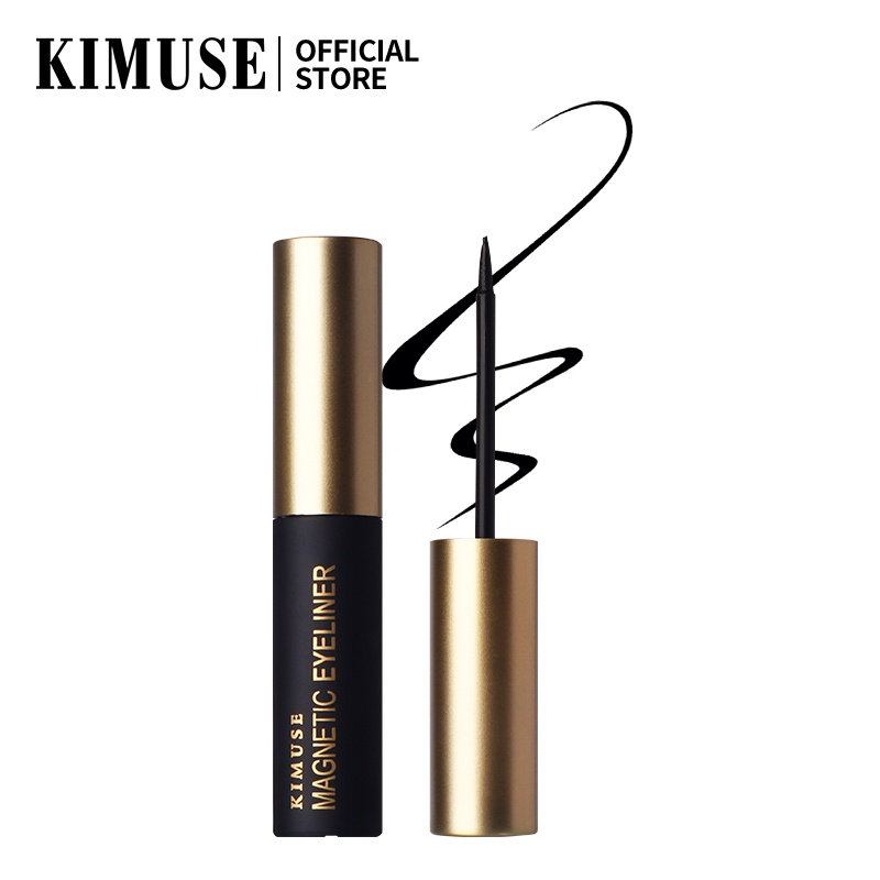 Bút kẻ mắt KIMUSE từ tính kết dính dạng lỏng đa năng không cần keo 3.5g