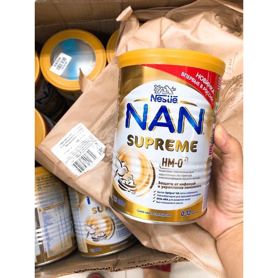Sữa công thức Nan HMO Superme 800gr, 400 gr