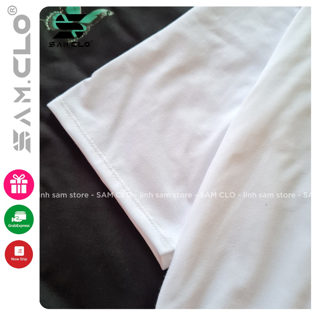 Áo thun tay lỡ nữ SAM CLO freesize phông form rộng dáng Unisex - mặc cặp, nhóm, lớp in hình BƯỚM MISSOUT BUTTERFLY
