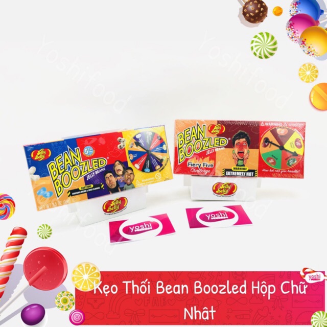 [Mã GROSALE2703 giảm 8% đơn 250K] [HÀNG MỸ] Kẹo thối Bean Boozled Có Vòng Xoay 99gr