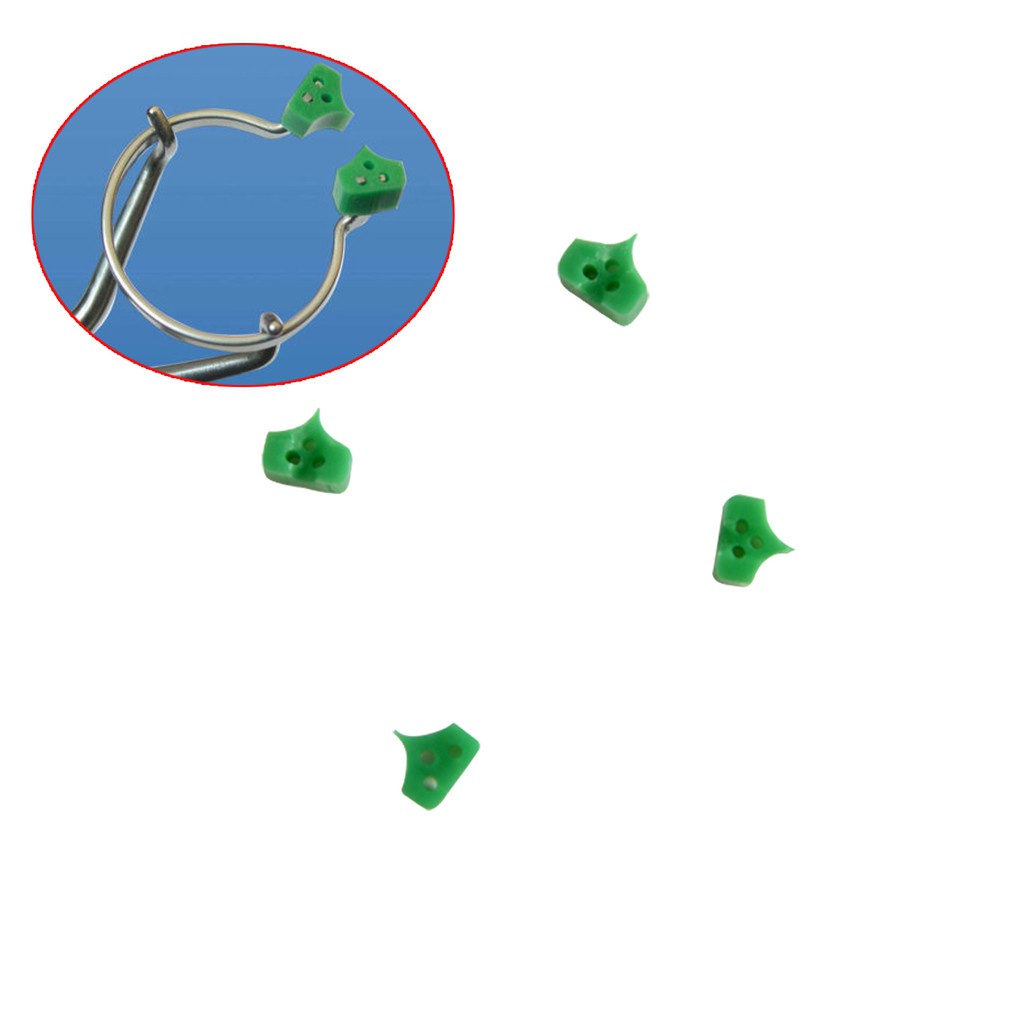 [Hàng mới về] Bộ 40 miếng chêm hỗ trợ khám răng miệng bằng cao su silicon chuyên dụng cho nha khoa