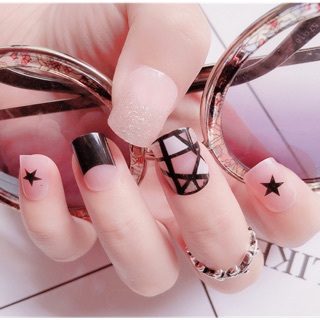 bộ 24 móng tay giả kèm keo