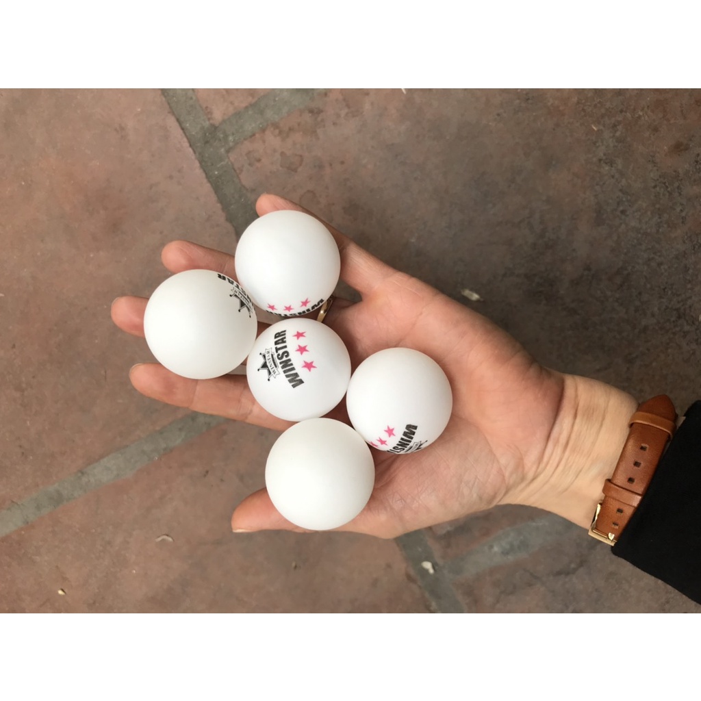 Combo 20 quả bóng bàn tập luyện Winstar (2 màu trắng và vàng) hàng chính hãng