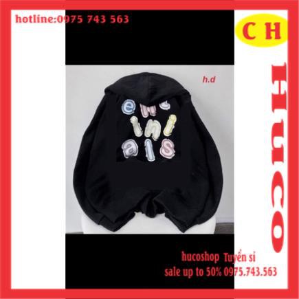 áo khoác hoodie AIS thời trang thu đông nam nữ - nỉ bông bo tay - form rộng, unisex, freesize giá rẻ dưới 55kg ulzzang