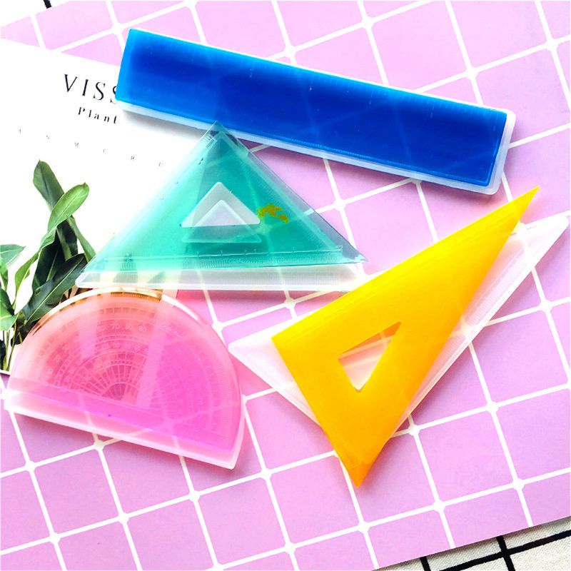 Thước Silicone 4 Hình Tam Giác