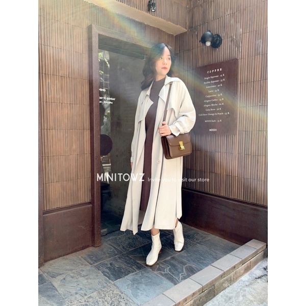 Khoác dáng dài một lớp