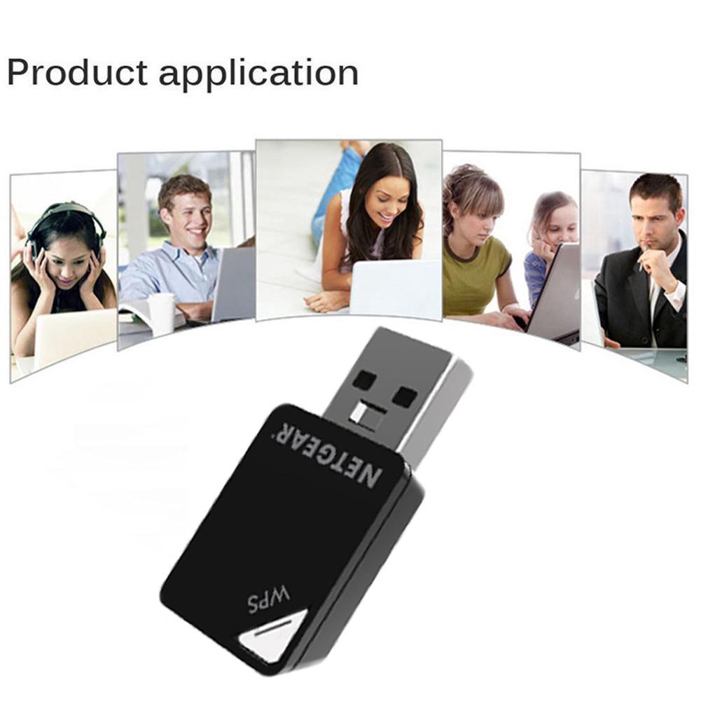 Netgear A6100 AC600 Dual Wi-Fi USB Mini Adaptor Bộ 5Ghz dây không thu Y9L5 | BigBuy360 - bigbuy360.vn