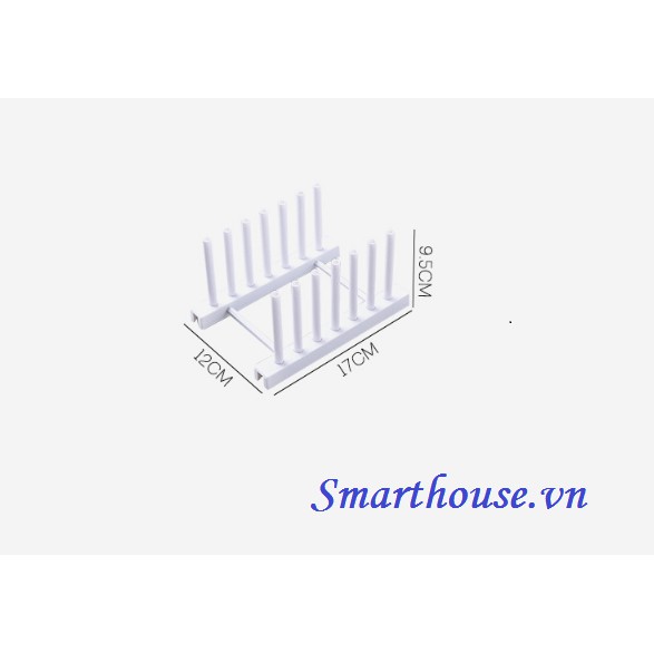 Thanh giá để chén đĩa, vung nồi ,nắp cho nhà bếp