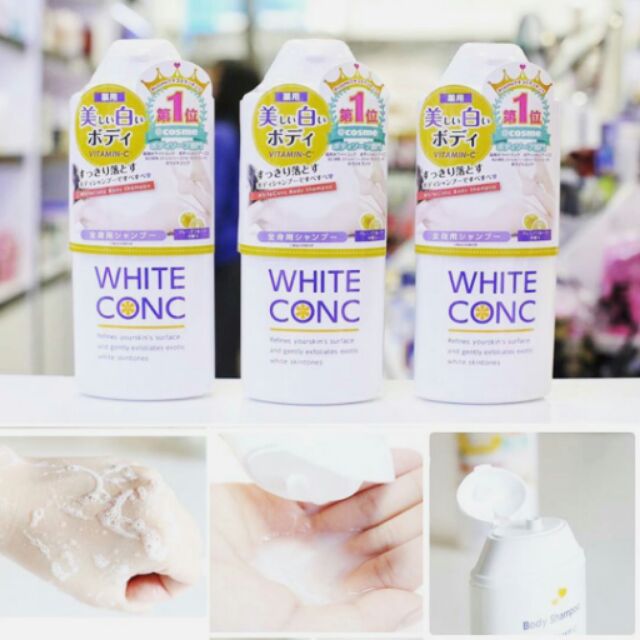 Sữa tắm trắng da White Conc Body 360ml
