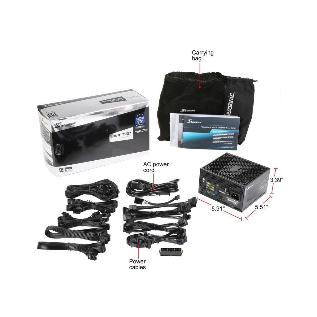 Dây cáp điện Modullar cho nguồn SEASONIC (FOCUS/M12/PRIME) | BigBuy360 - bigbuy360.vn