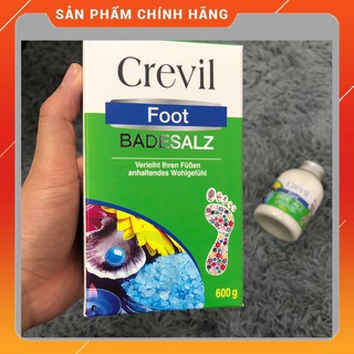 Muối khoáng ngâm chân CREVIL FOOT BADESALZ  600g  "Món quà sức khỏe tặng người thân"