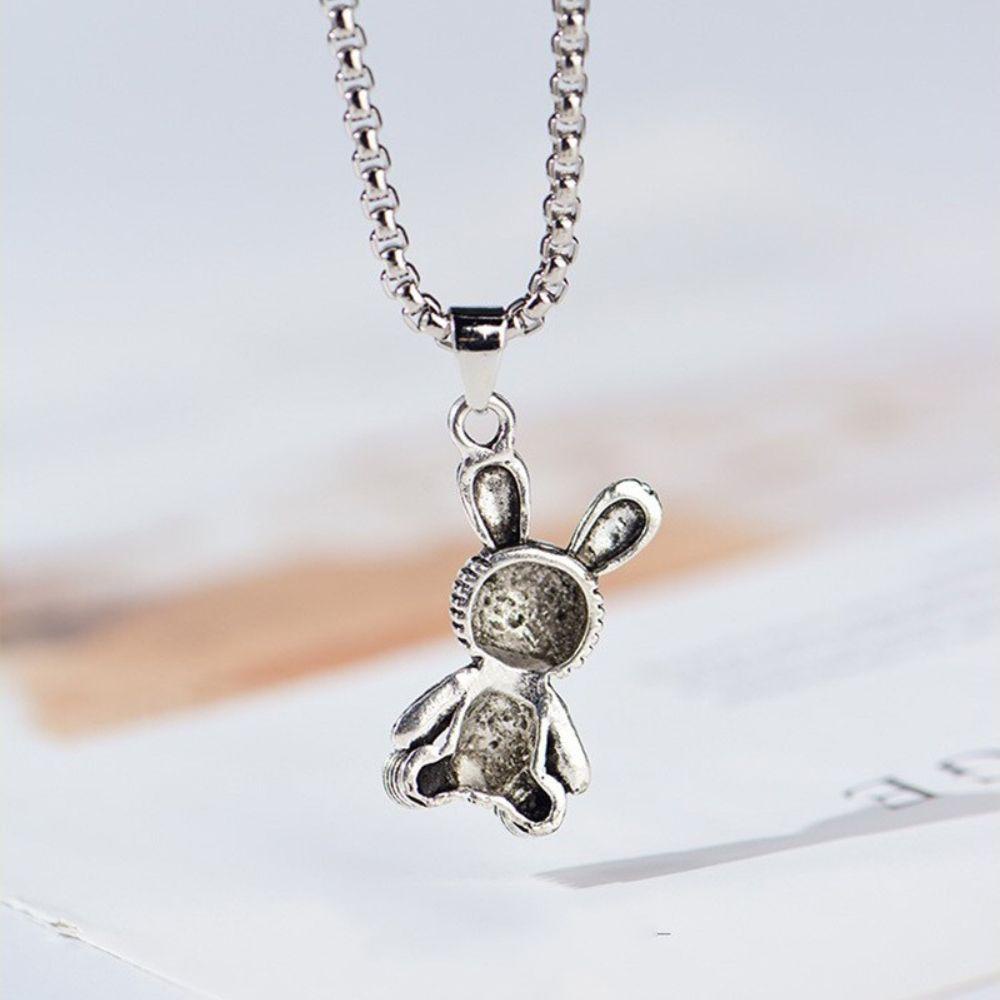 Vòng cổ Mặt Gấu Rapper Thời Trang Gothic