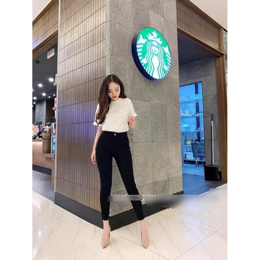 QUẦN JEAN BIGSIZE DÀI ĐEN TRƠN