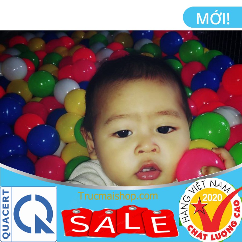 100 BÓNG NHỰA HƠI BÓNG NHỰA VIỆT NAM 5.5CM ( Ảnh video thật)