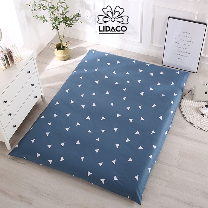 Vỏ bọc topper LIDACO bọc nệm topper 2 mặt có khóa kéo giúp vệ sinh dễ dàng