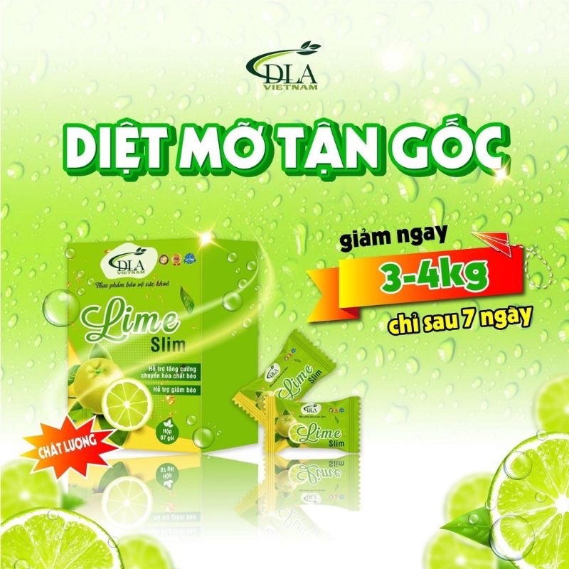 Kẹo Chanh Giảm Cân Chính Hãng hộp 7 viên